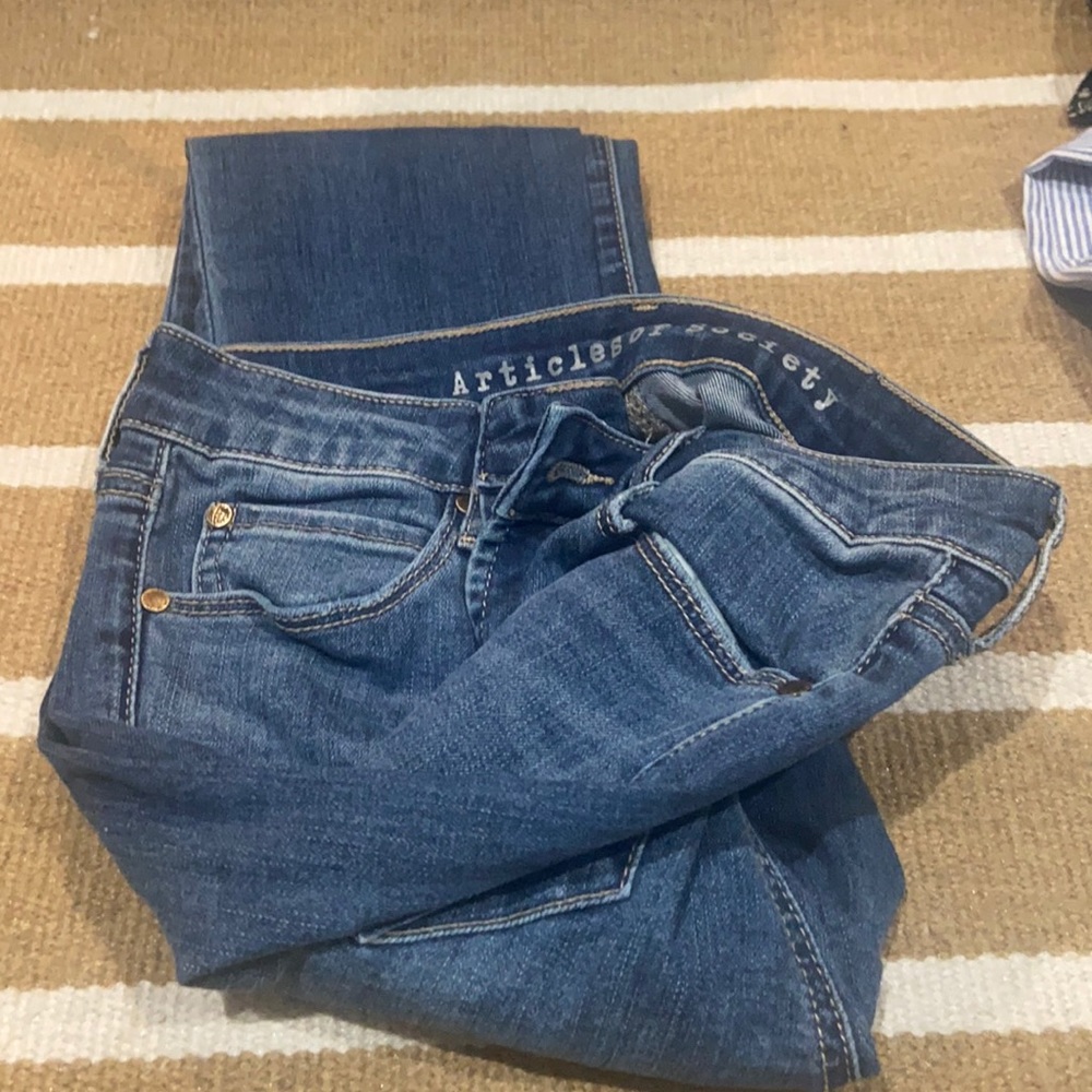 Blue Skinny Jeans.  Stretchy